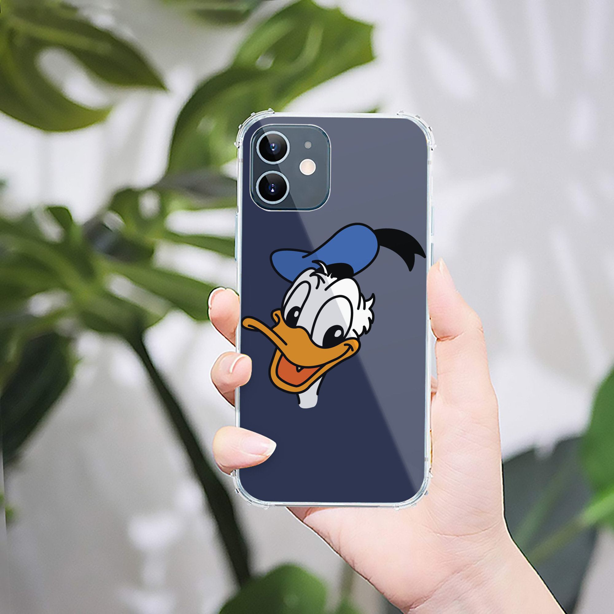（画像用） ミッキーマウス Mickey Mouse 【iPhone 12シリーズ対応】透明スマホケース（クリアソフトケース）